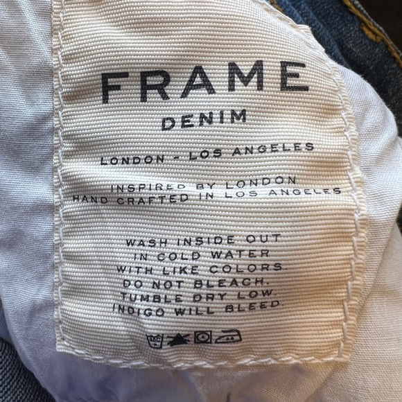 🌹Frame Denim Le Garcon Mid Rise Distressed Slim Boyfriend Jeans Womens NWT - Picture 12 of 15